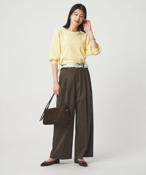 green label relaxing / グリーンレーベル リラクシング ニット・セーター | 【WEB限定】＜at ease＞袖ボリューム ニット ウォッシャブル 接触冷感 UVカット 遮熱 | 詳細20