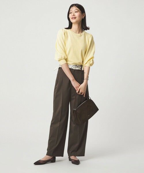 green label relaxing / グリーンレーベル リラクシング ニット・セーター | 【WEB限定】＜at ease＞袖ボリューム ニット ウォッシャブル 接触冷感 UVカット 遮熱 | 詳細21