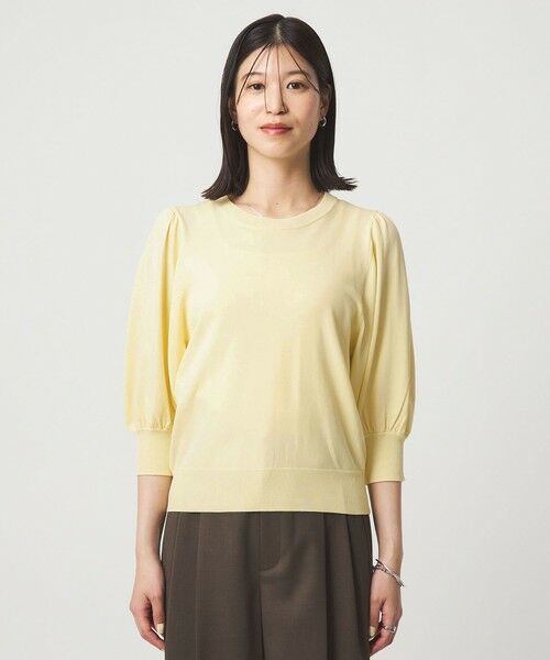 green label relaxing / グリーンレーベル リラクシング ニット・セーター | 【WEB限定】＜at ease＞袖ボリューム ニット ウォッシャブル 接触冷感 UVカット 遮熱 | 詳細22