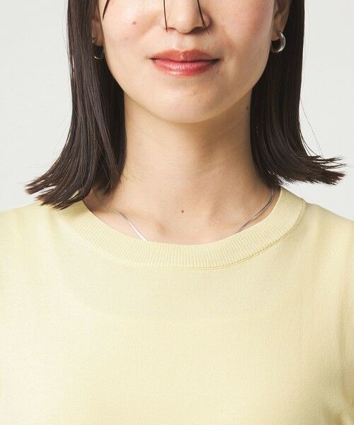 green label relaxing / グリーンレーベル リラクシング ニット・セーター | 【WEB限定】＜at ease＞袖ボリューム ニット ウォッシャブル 接触冷感 UVカット 遮熱 | 詳細25