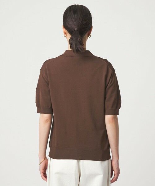 green label relaxing / グリーンレーベル リラクシング ニット・セーター | 【WEB限定】＜at ease＞エリツキ スキッパー ニット 接触冷感 UVカット 遮熱 | 詳細15