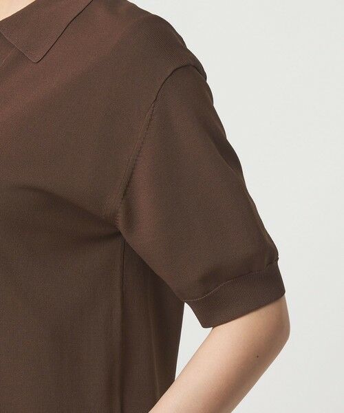 green label relaxing / グリーンレーベル リラクシング ニット・セーター | 【WEB限定】＜at ease＞エリツキ スキッパー ニット 接触冷感 UVカット 遮熱 | 詳細17