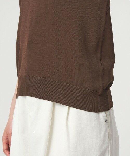 green label relaxing / グリーンレーベル リラクシング ニット・セーター | 【WEB限定】＜at ease＞エリツキ スキッパー ニット 接触冷感 UVカット 遮熱 | 詳細18