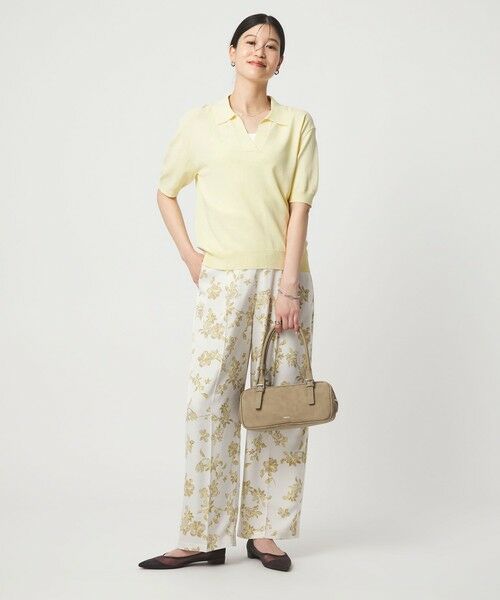 green label relaxing / グリーンレーベル リラクシング ニット・セーター | 【WEB限定】＜at ease＞エリツキ スキッパー ニット 接触冷感 UVカット 遮熱 | 詳細29