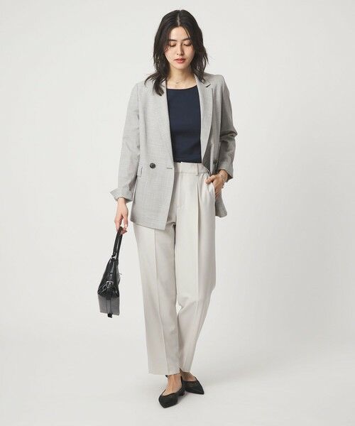 green label relaxing / グリーンレーベル リラクシング テーラードジャケット | ［size SHORTあり］ライト カチリラ ダブルジャケット | 詳細2