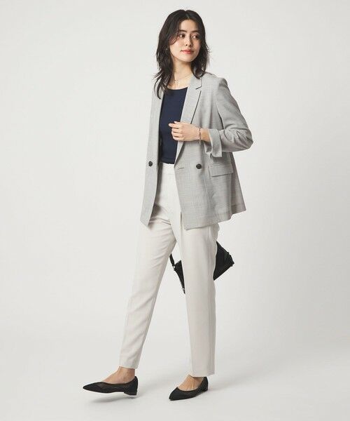 green label relaxing / グリーンレーベル リラクシング テーラードジャケット | ［size SHORTあり］ライト カチリラ ダブルジャケット | 詳細3