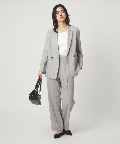 green label relaxing / グリーンレーベル リラクシング テーラードジャケット | ［size SHORTあり］ライト カチリラ ダブルジャケット | 詳細6