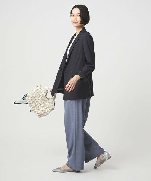 green label relaxing / グリーンレーベル リラクシング テーラードジャケット | ［size SHORTあり］ライト カチリラ ダブルジャケット | 詳細20