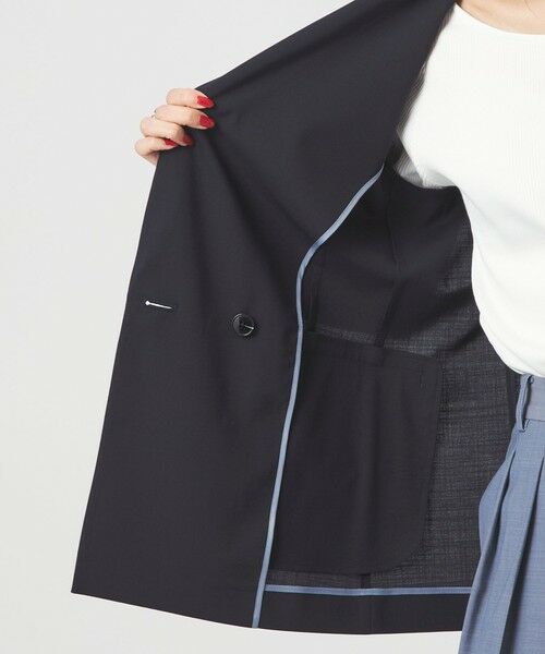 green label relaxing / グリーンレーベル リラクシング テーラードジャケット | ［size SHORTあり］ライト カチリラ ダブルジャケット | 詳細22