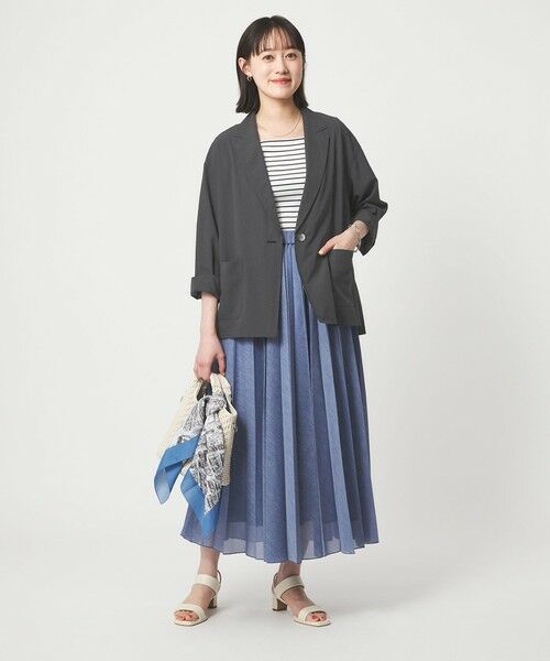 green label relaxing / グリーンレーベル リラクシング テーラードジャケット | ［size SHORTあり］Breeze Cool ライト ジャケット 吸水速乾 通気性 UVカット | 詳細3