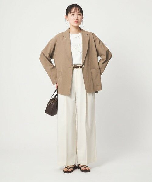 green label relaxing / グリーンレーベル リラクシング テーラードジャケット | ［size SHORTあり］Breeze Cool ライト ジャケット 吸水速乾 通気性 UVカット | 詳細18