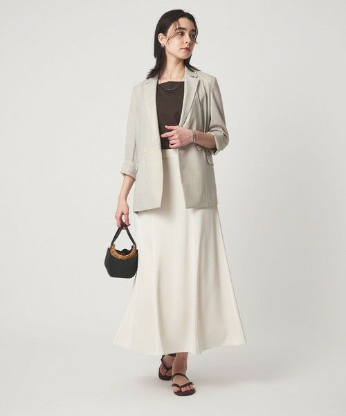 green label relaxing / グリーンレーベル リラクシング テーラードジャケット | ［size SHORTあり］ライト リネンライク ジャケット UVカット 通気性 | 詳細6