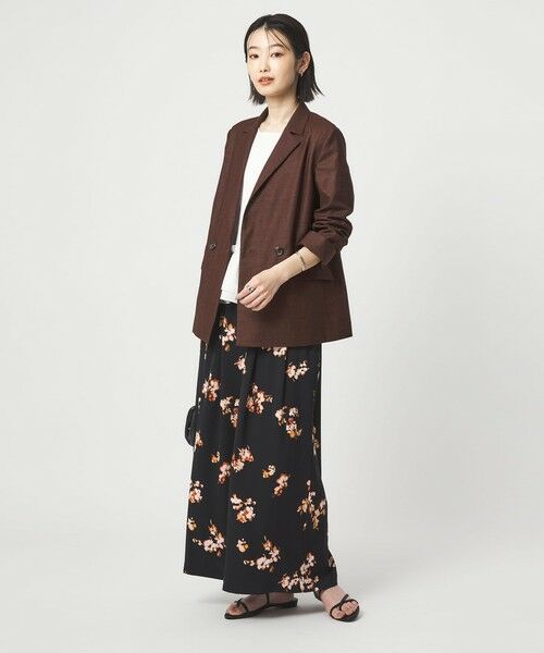 green label relaxing / グリーンレーベル リラクシング テーラードジャケット | ［size SHORTあり］ライト リネンライク ジャケット UVカット 通気性 | 詳細16