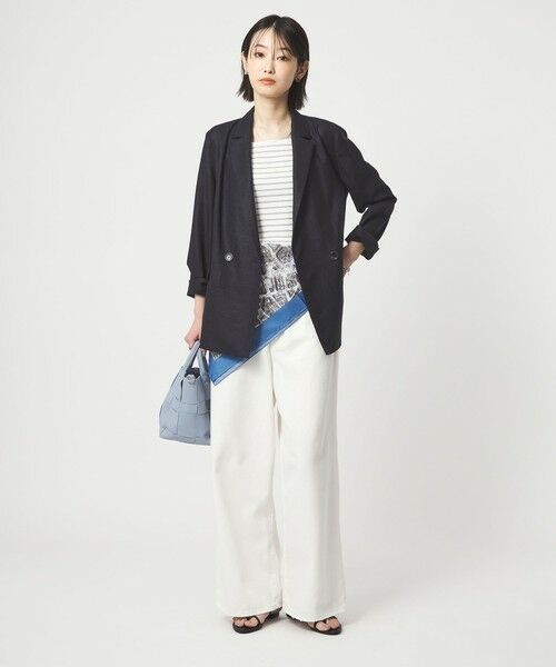 green label relaxing / グリーンレーベル リラクシング テーラードジャケット | ［size SHORTあり］ライト リネンライク ジャケット UVカット 通気性 | 詳細25