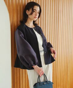 green label relaxing / グリーンレーベル リラクシング ノーカラージャケット | ［size SHORTあり］fleurie(フルリー) フォルム ジャケット 2