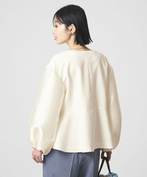 green label relaxing / グリーンレーベル リラクシング ノーカラージャケット | ［size SHORTあり］fleurie(フルリー) フォルム ジャケット 2 | 詳細4