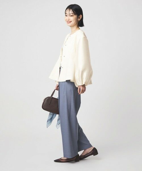 green label relaxing / グリーンレーベル リラクシング ノーカラージャケット | ［size SHORTあり］fleurie(フルリー) フォルム ジャケット 2 | 詳細7