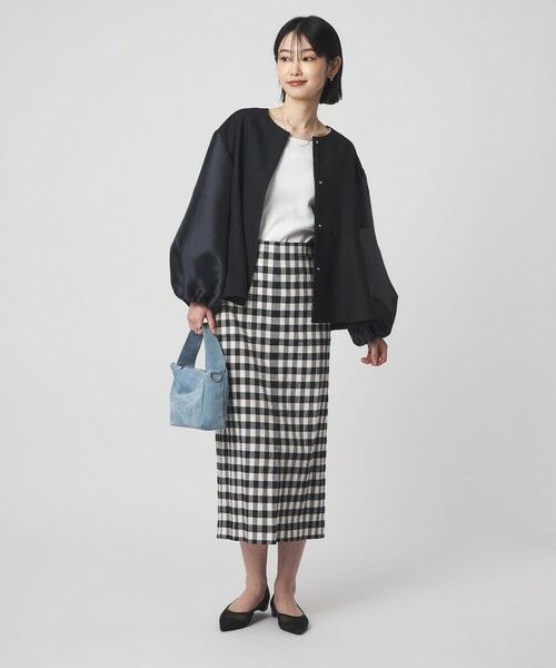 green label relaxing / グリーンレーベル リラクシング ノーカラージャケット | ［size SHORTあり］fleurie(フルリー) フォルム ジャケット 2 | 詳細20