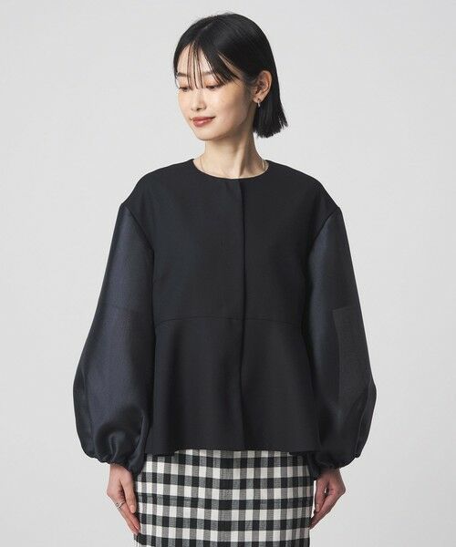 green label relaxing / グリーンレーベル リラクシング ノーカラージャケット | ［size SHORTあり］fleurie(フルリー) フォルム ジャケット 2 | 詳細24