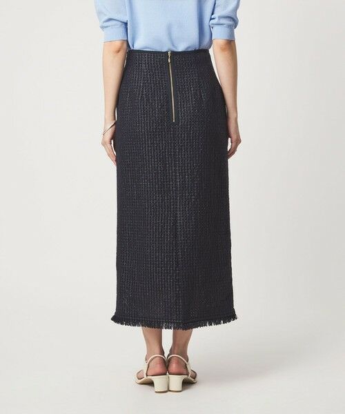 green label relaxing / グリーンレーベル リラクシング ロング・マキシ丈スカート | ラティス ツイードライク タイトスカート | 詳細18