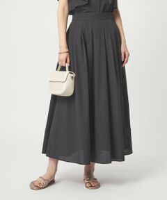 green label relaxing / グリーンレーベル リラクシング ロング・マキシ丈スカート | Breeze Cool タック スカート マシンウォッシャブル 通気性 UVカット