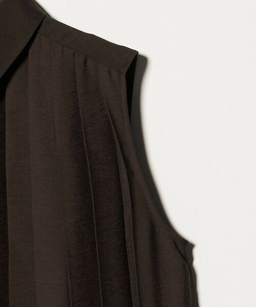 green label relaxing / グリーンレーベル リラクシング ロング・マキシ丈ワンピース | エリツキ プリーツ ノースリーブ ワンピース | 詳細7