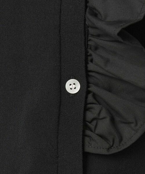 green label relaxing / グリーンレーベル リラクシング カーディガン・ボレロ | フリル ショートスリーブ ニット カーディガン | 詳細8