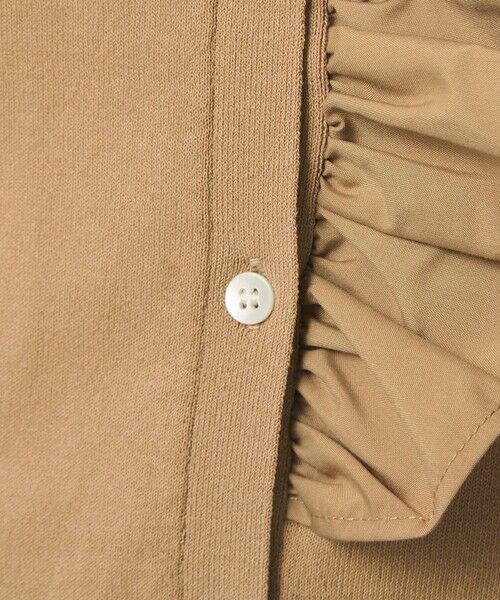 green label relaxing / グリーンレーベル リラクシング カーディガン・ボレロ | フリル ショートスリーブ ニット カーディガン | 詳細20