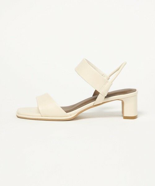 green label relaxing / グリーンレーベル リラクシング サンダル | ストレッチ ストラップ サンダル（OFF WHITE）