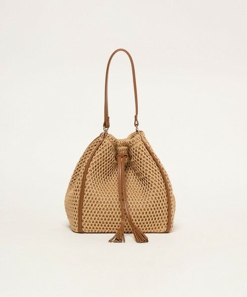 green label relaxing / グリーンレーベル リラクシング かごバック | 2WAY シートドロスト バッグ / ショルダーバッグ（BEIGE）