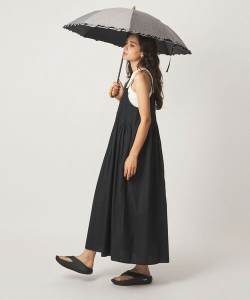 green label relaxing / グリーンレーベル リラクシング 傘 | 【別注】＜Wpc.＞UVO フリル 2段折りたたみ日傘 / アンブレラ 晴雨兼用 レイン | 詳細10
