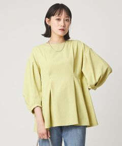 green label relaxing / グリーンレーベル リラクシング シャツ・ブラウス | ウエスト タック ブラウス UVカット 通気性