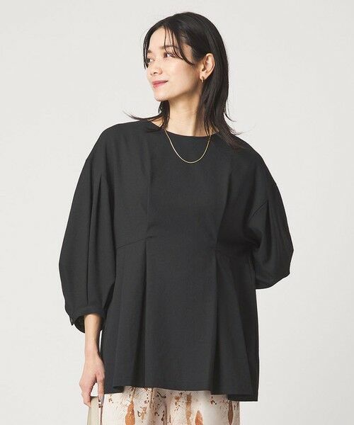 green label relaxing / グリーンレーベル リラクシング シャツ・ブラウス | ウエスト タック ブラウス UVカット 通気性 | 詳細6