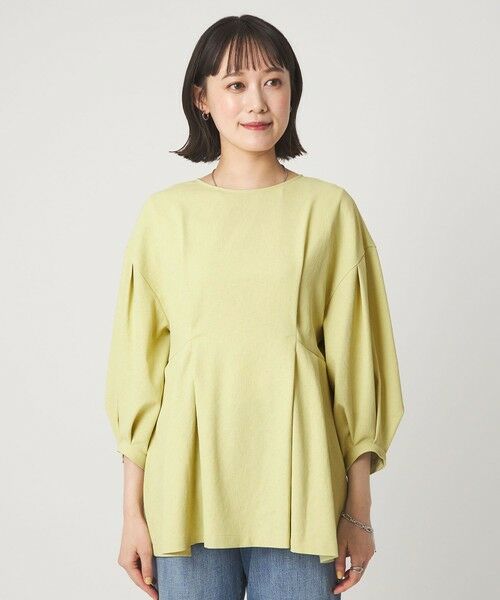 green label relaxing / グリーンレーベル リラクシング シャツ・ブラウス | ウエスト タック ブラウス UVカット 通気性 | 詳細16