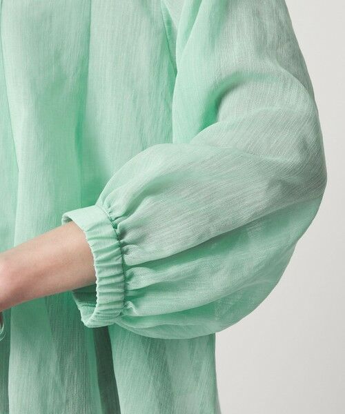 green label relaxing / グリーンレーベル リラクシング シャツ・ブラウス | ラミーライク マチ フレア ブラウス | 詳細28
