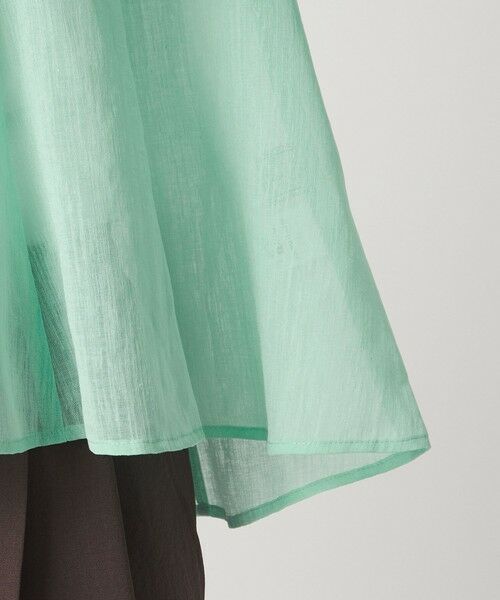 green label relaxing / グリーンレーベル リラクシング シャツ・ブラウス | ラミーライク マチ フレア ブラウス | 詳細29
