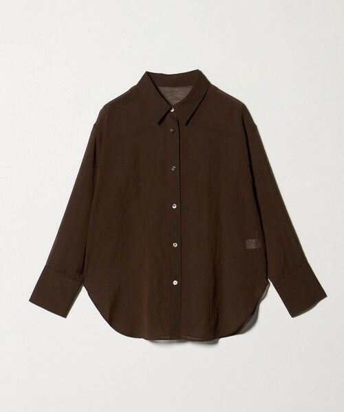 green label relaxing / グリーンレーベル リラクシング シャツ・ブラウス | ［size SHORTあり］ラミーライク ロングスリーブシャツ 通気性 | 詳細21