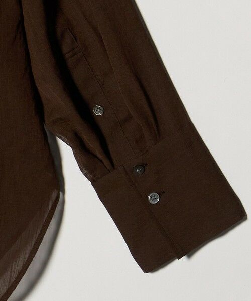 green label relaxing / グリーンレーベル リラクシング シャツ・ブラウス | ［size SHORTあり］ラミーライク ロングスリーブシャツ 通気性 | 詳細24
