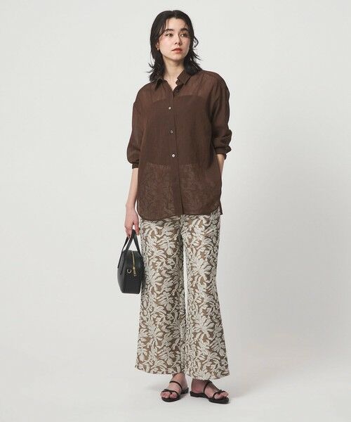 green label relaxing / グリーンレーベル リラクシング シャツ・ブラウス | ［size SHORTあり］ラミーライク ロングスリーブシャツ 通気性 | 詳細19