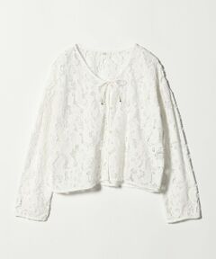 green label relaxing / グリーンレーベル リラクシング シャツ・ブラウス | カットワークレース ブラウス