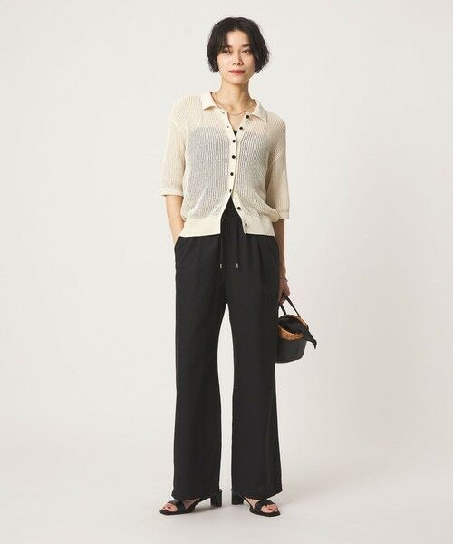 green label relaxing / グリーンレーベル リラクシング その他パンツ | ［size SHORT/TALLあり］BREEZE LINEN ブリーズリネン ワイド パンツ | 詳細2