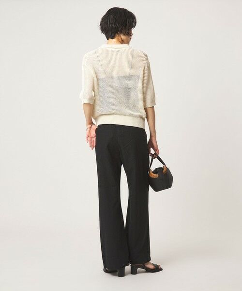 green label relaxing / グリーンレーベル リラクシング その他パンツ | ［size SHORT/TALLあり］BREEZE LINEN ブリーズリネン ワイド パンツ | 詳細3