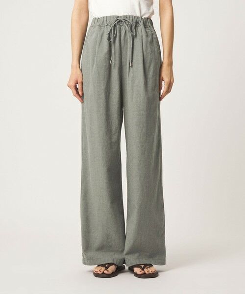 green label relaxing / グリーンレーベル リラクシング その他パンツ | ［size SHORT/TALLあり］BREEZE LINEN ブリーズリネン ワイド パンツ | 詳細24