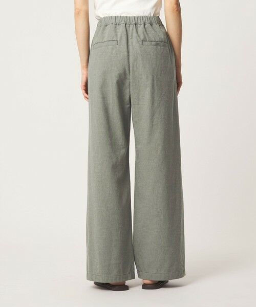 green label relaxing / グリーンレーベル リラクシング その他パンツ | ［size SHORT/TALLあり］BREEZE LINEN ブリーズリネン ワイド パンツ | 詳細26