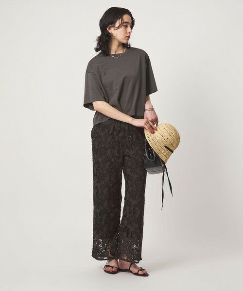 green label relaxing / グリーンレーベル リラクシング その他パンツ | カットワークレース パンツ | 詳細14