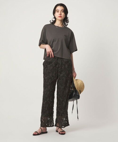 green label relaxing / グリーンレーベル リラクシング その他パンツ | カットワークレース パンツ | 詳細13