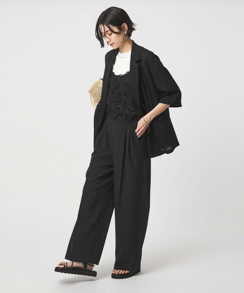 green label relaxing / グリーンレーベル リラクシング その他パンツ | 【結論シリーズ】ドライクロス ニーハイワイド［size SHORT/TALLあり］ | 詳細4