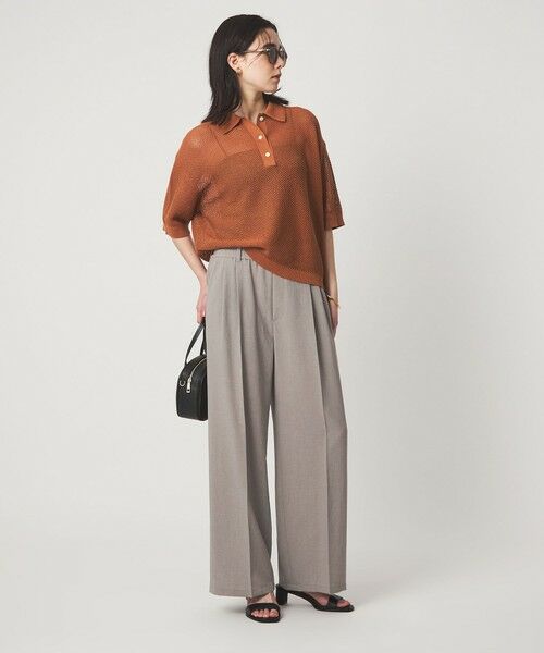 green label relaxing / グリーンレーベル リラクシング その他パンツ | 【結論シリーズ】ドライクロス ニーハイワイド［size SHORT/TALLあり］ | 詳細14