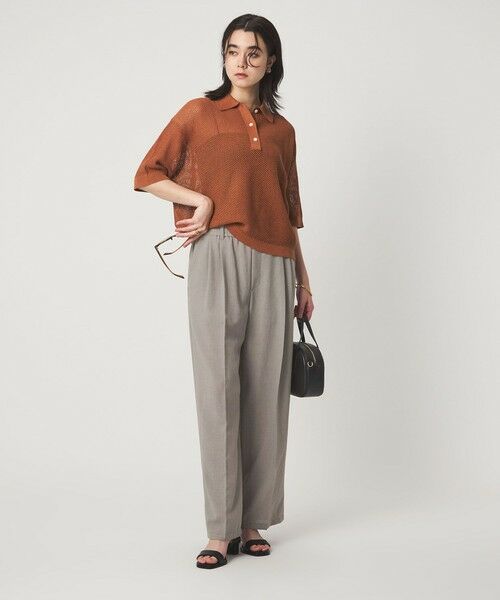 green label relaxing / グリーンレーベル リラクシング その他パンツ | 【結論シリーズ】ドライクロス ニーハイワイド［size SHORT/TALLあり］ | 詳細17