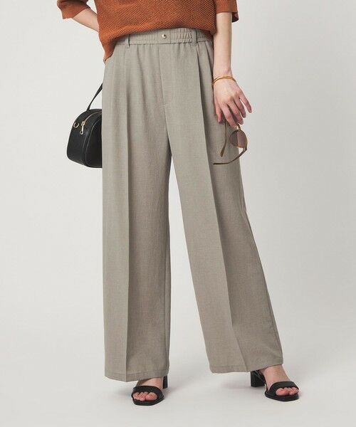 green label relaxing / グリーンレーベル リラクシング その他パンツ | 【結論シリーズ】ドライクロス ニーハイワイド［size SHORT/TALLあり］（LT.GRAY）